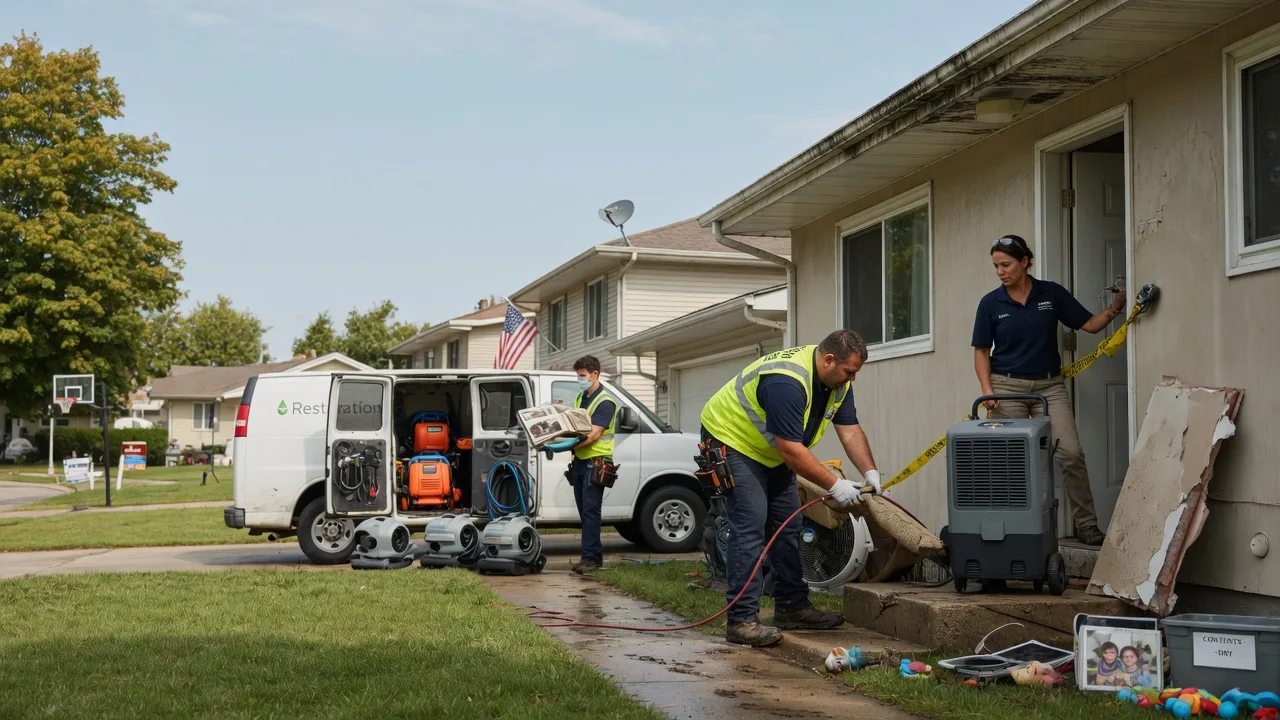 Water Damage Restoration in Bellefontaine, OH near me